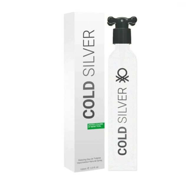 COLD-SILVER.jpg COLD SILVER HOMBRE 100ML EDT BENETTON - Image 1