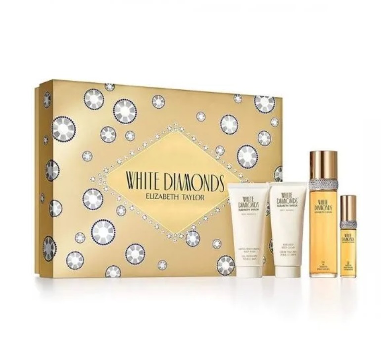 ESTUCHE-ELIZABETH-TAYLOR-DIAMANTES-BLANCOS-MUJER-4PZS-100ML-EDT-10ML-CREMA-GEL-DE-BANO.jpg ESTUCHE ELIZABETH TAYLOR DIAMANTES BLANCOS MUJER 4PZS 100ML EDT + 10ML + CREMA + GEL DE BAÑO - Image 1