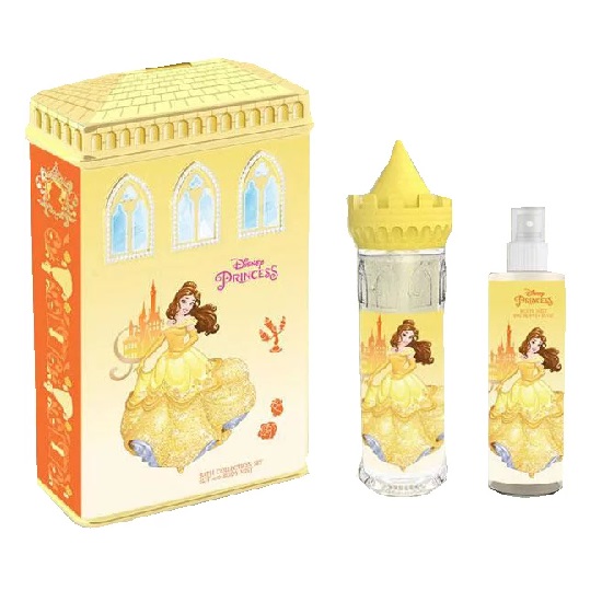 ESTUCHE-PRINCESA-BELLA-2PZS.jpg ESTUCHE DISNEY PRINCESAS BELLA NIÑAS 2PZS 100ML EDT + SPLASH - Image 1