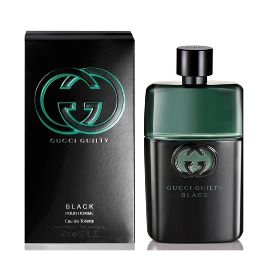 GUILTY-BLACK-HOMME-by-Gucci.jpg GUILTY BLACK HOMBRE 90ML EDT GUCCI - Image 1